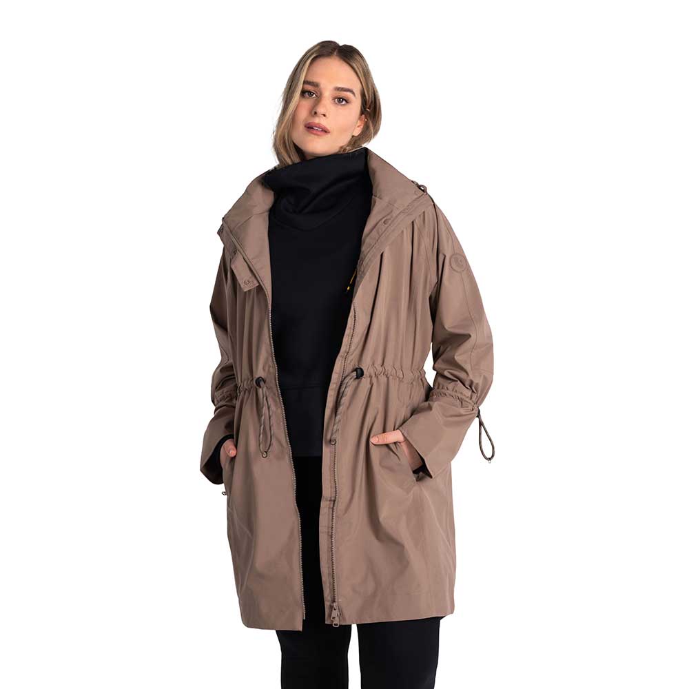 Women's Piper Oversized Rain Jacket - Fossil