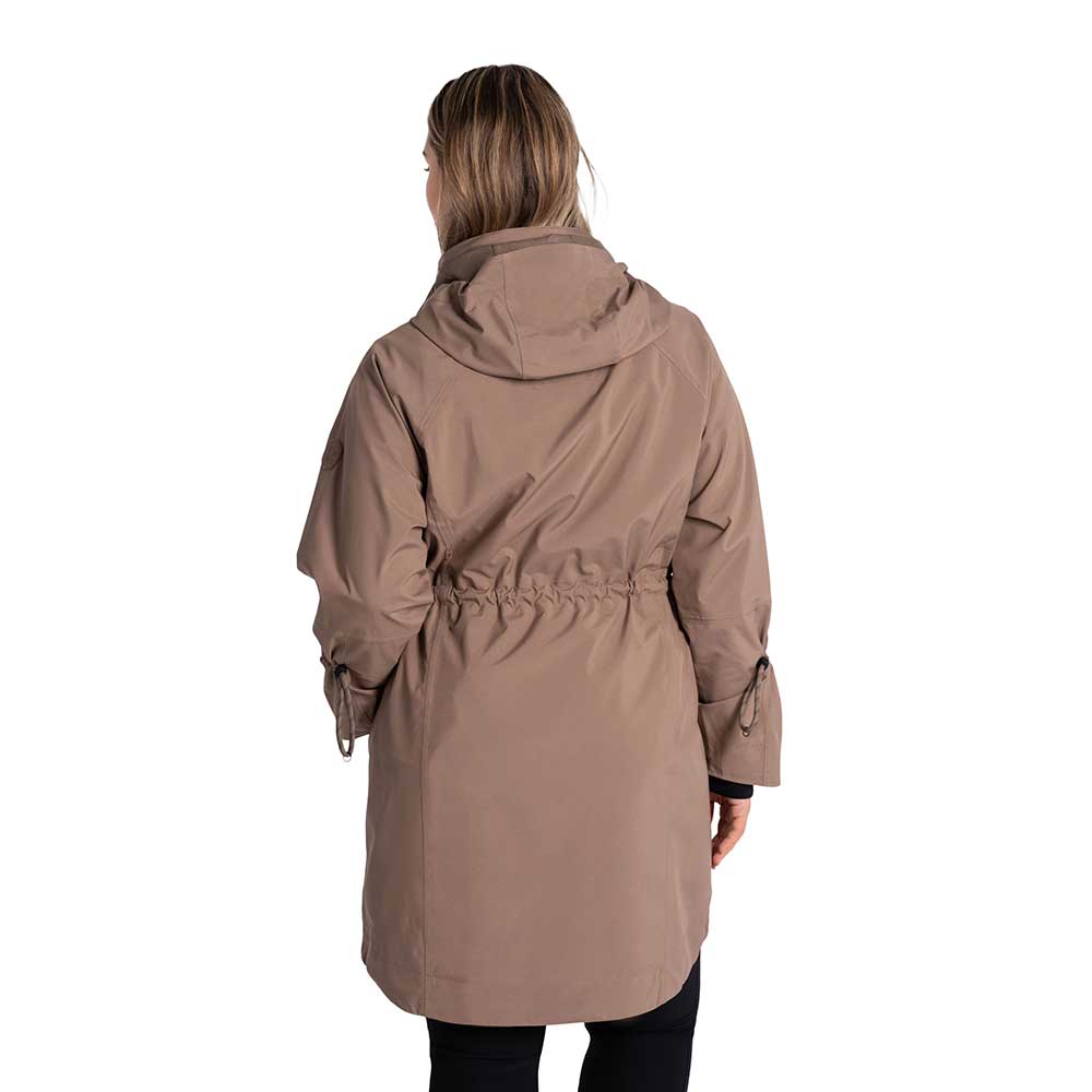 Women's Piper Oversized Rain Jacket - Fossil