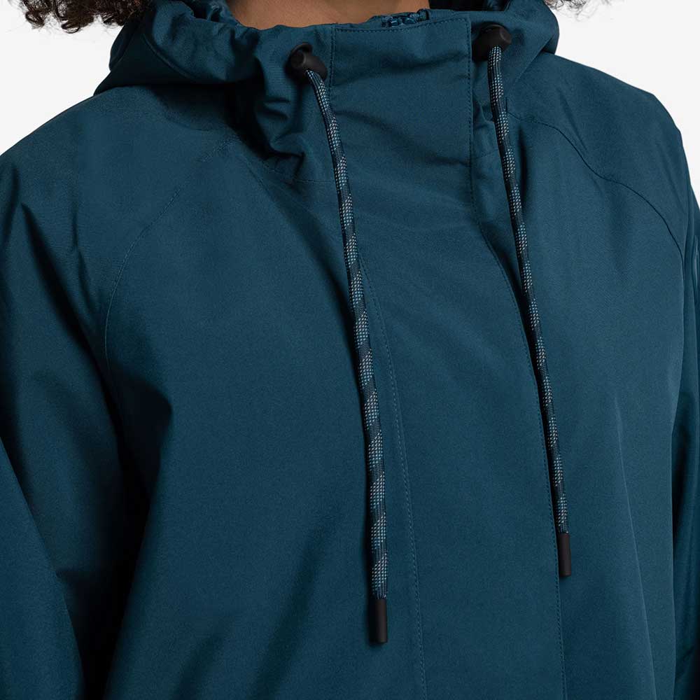 Women's Lachine Oversized Rain Jacket - Fjord Blue