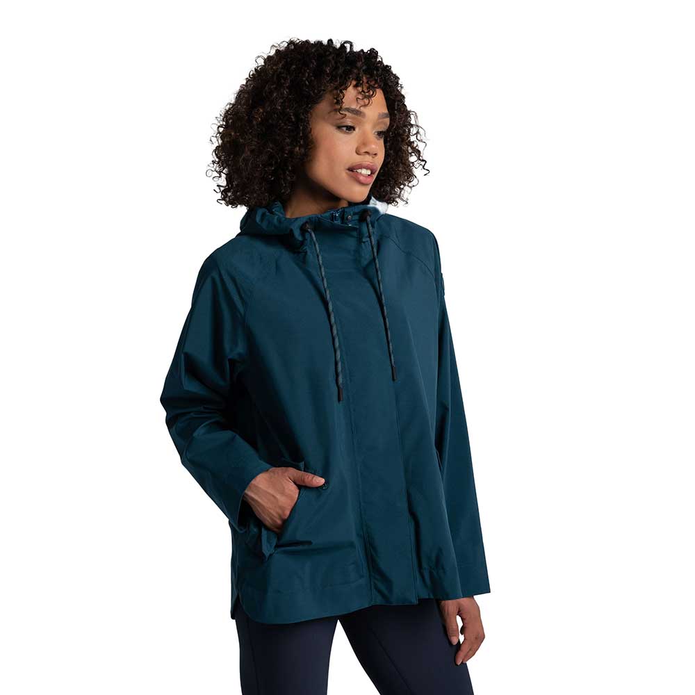 Women's Lachine Oversized Rain Jacket - Fjord Blue