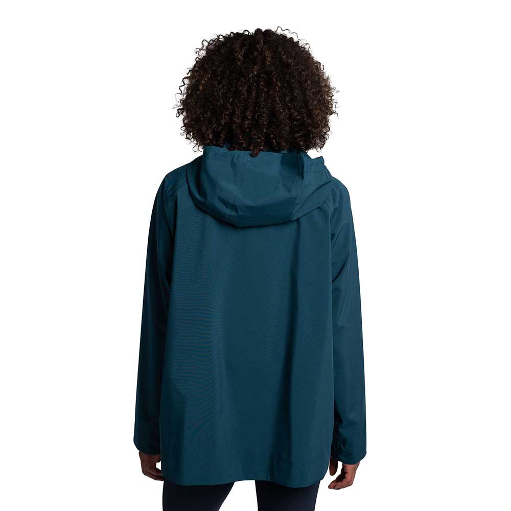 Women's Lachine Oversized Rain Jacket - Fjord Blue