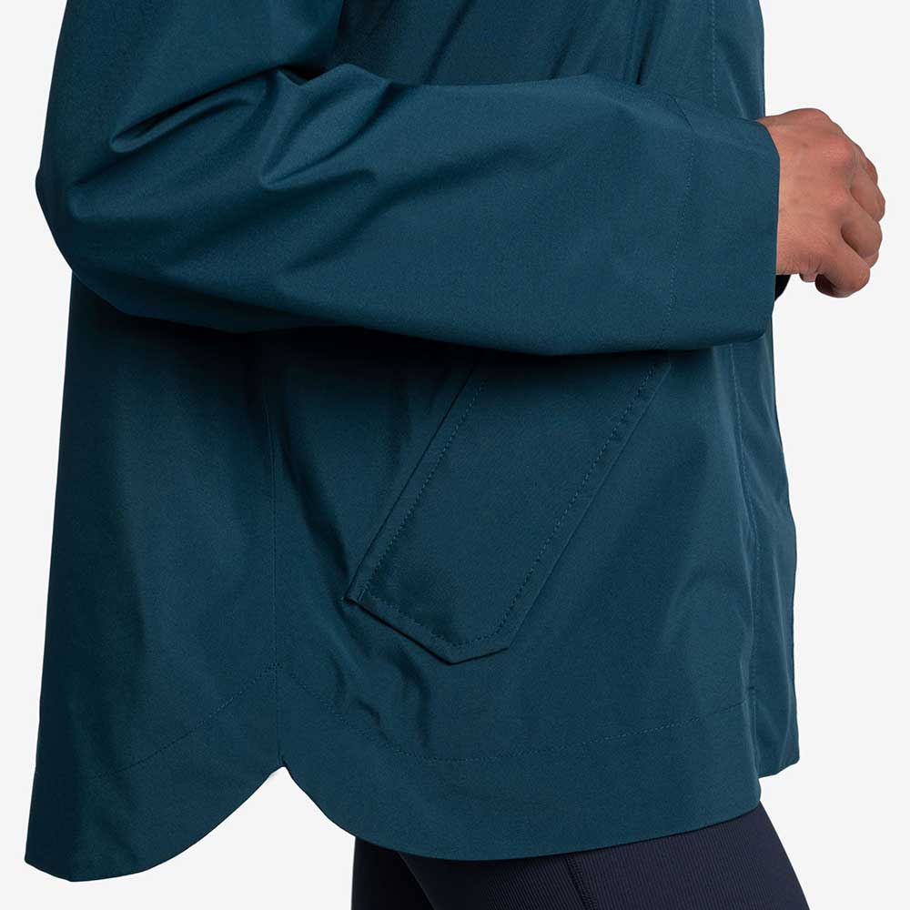 Women's Lachine Oversized Rain Jacket - Fjord Blue