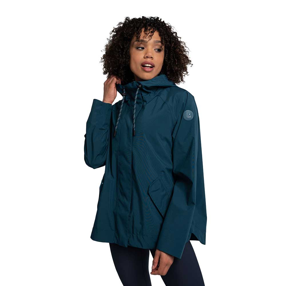 Women's Lachine Oversized Rain Jacket - Fjord Blue
