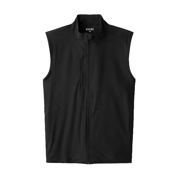 Men's Long Game Vest - Pure Black