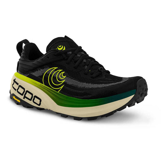 Men's Vista Trail Running Shoe - Black/Lime - Regular (D)