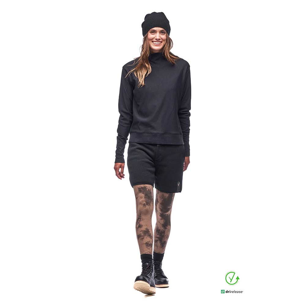 Women's Maglia Crewneck Sweatshirt- Black