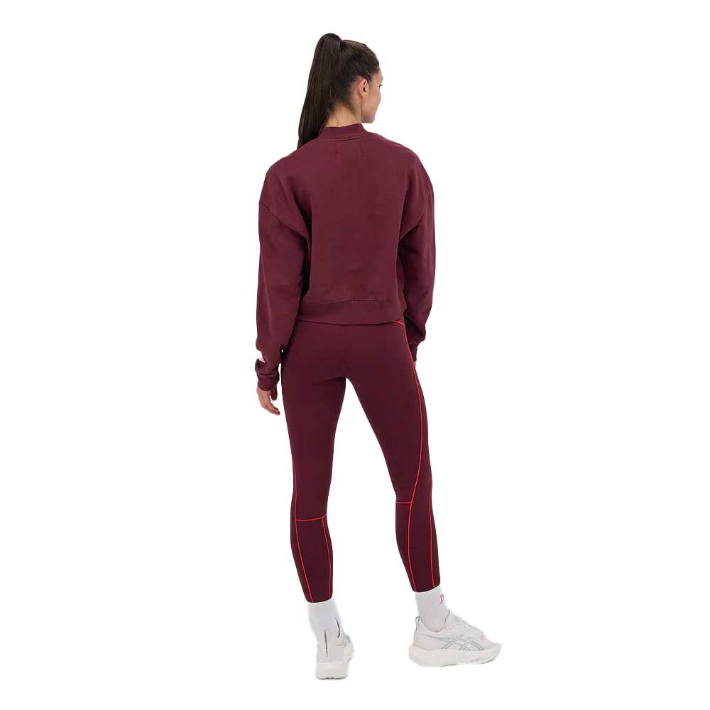 Women's Classic Cropped Mockneck Sweatshirt - Fig