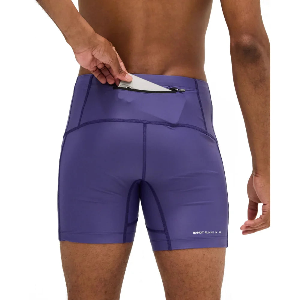 Men's Superbeam Next Gen 7 Pocket Quarter Tights - Purple Dusk