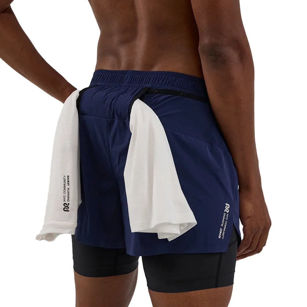 Men's Vento 2-in-1 Run Short - NY Navy