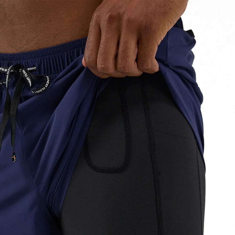 Men's Vento 2-in-1 Run Short - NY Navy