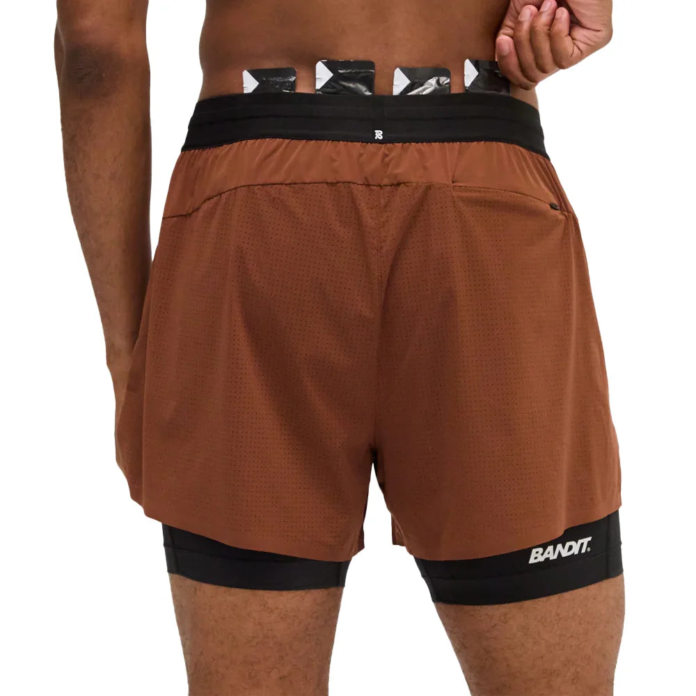 Men's Vento 4" 2-in-1 Short - Coffee Bean
