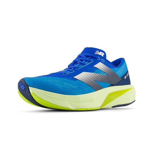 Men's FuelCell Rebel v4 Running Shoe - Spice Blue/Limelight - Regular (D)