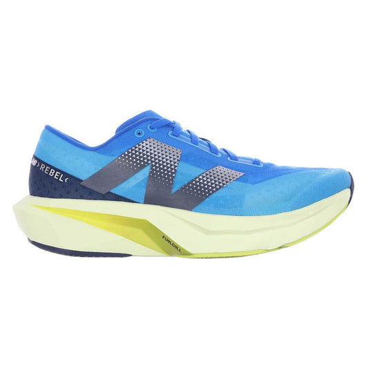 Men's FuelCell Rebel v4 Running Shoe - Spice Blue/Limelight - Regular (D)