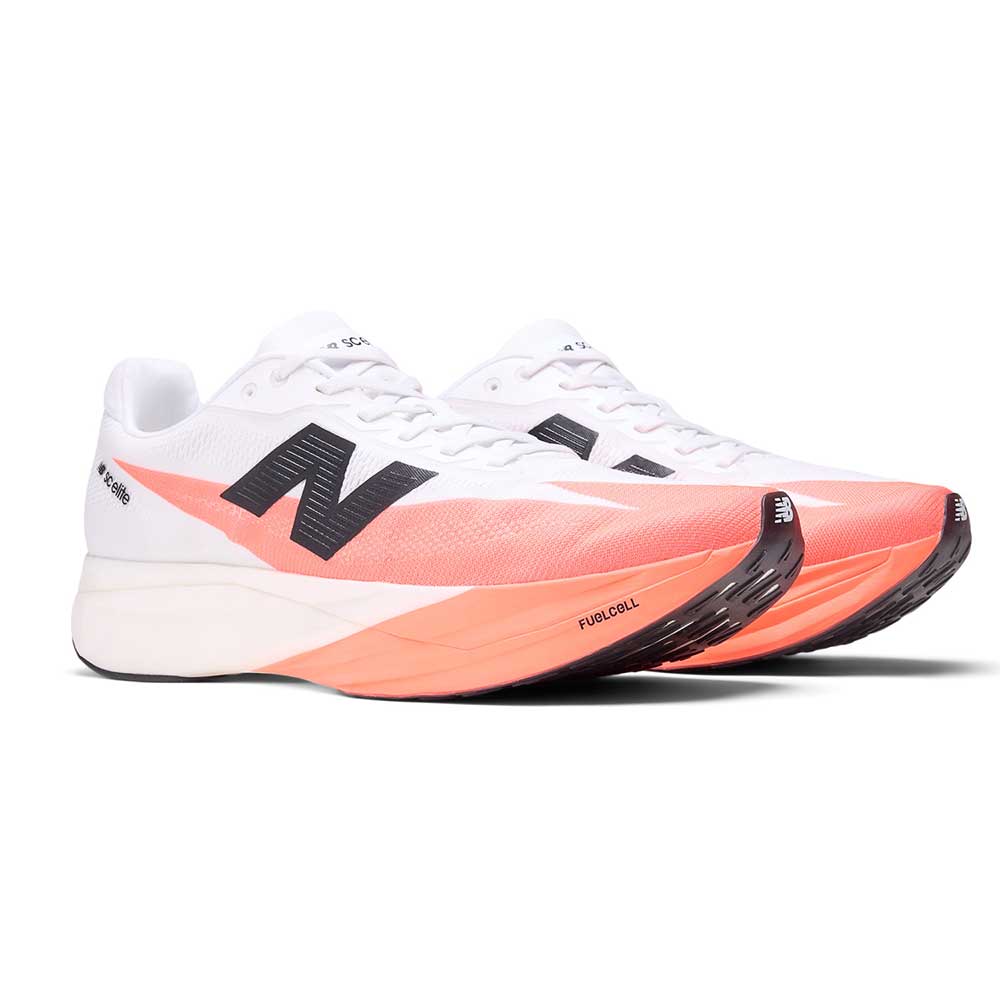 Men's FuelCell SuperComp Elite v5 Running Shoe - Urgent Red/White - Regular (D)