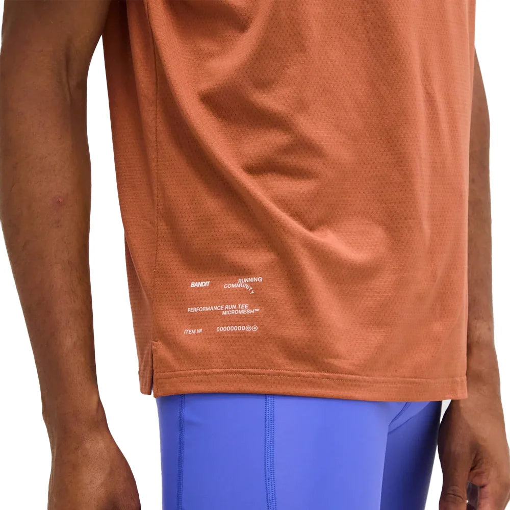 Men's Micromesh Relaxed Tee - Rust