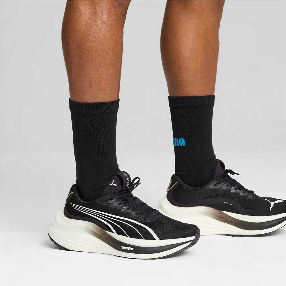 Men's MagMax Nitro Running Shoe - PUMA Black-PUMA White-Cool Dark Gray - Regular (D)