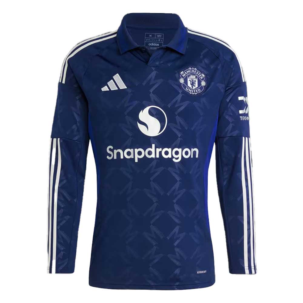 Men's MUFC Away Long Sleeve Jersey - Night Indigo