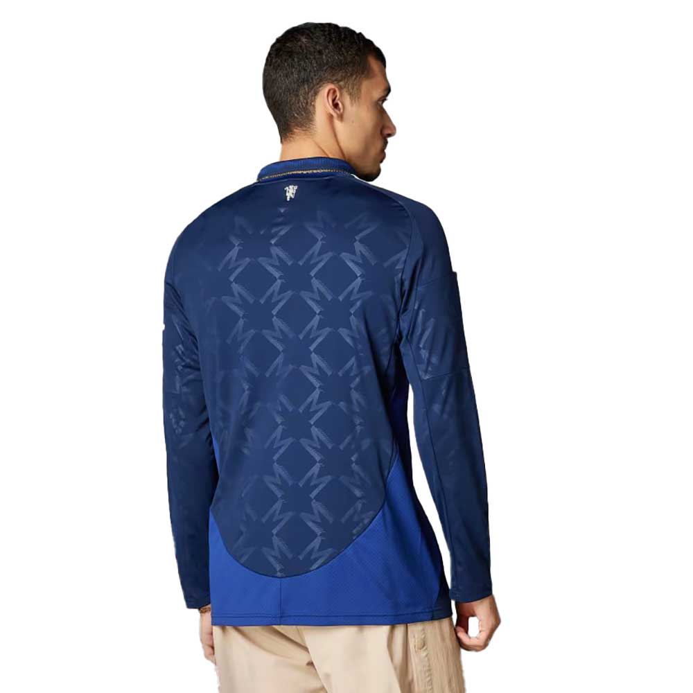 Men's MUFC Away Long Sleeve Jersey - Night Indigo
