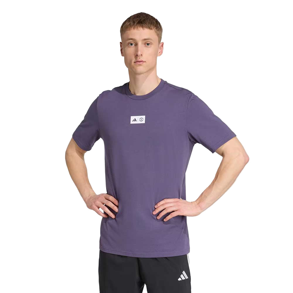 Manchester United Seasonal Graphic Tee - Trace Purple