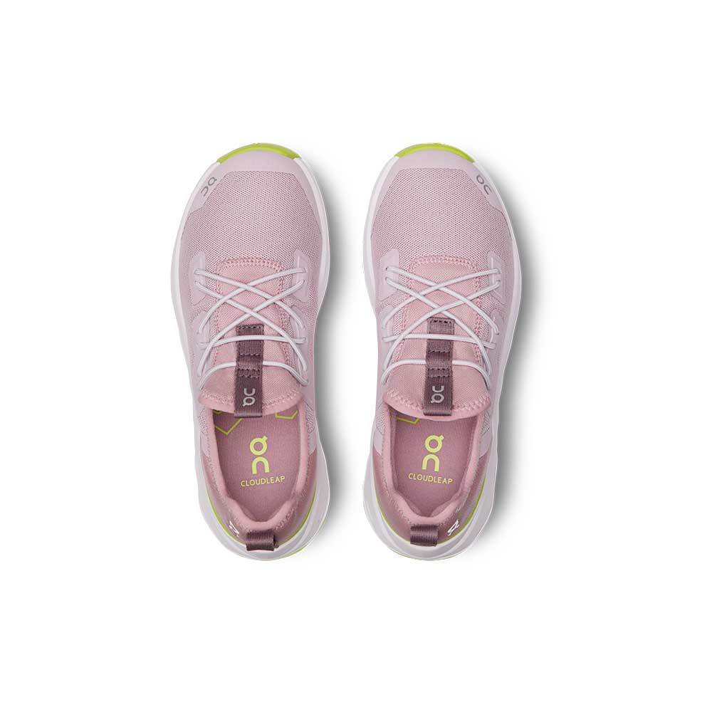 Youth Cloudleap Running Shoe - Mauve/Kiwi - Regular (M)