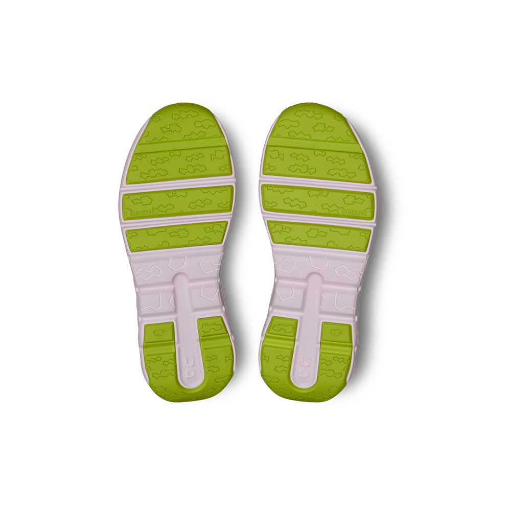 Youth Cloudleap Running Shoe - Mauve/Kiwi - Regular (M)