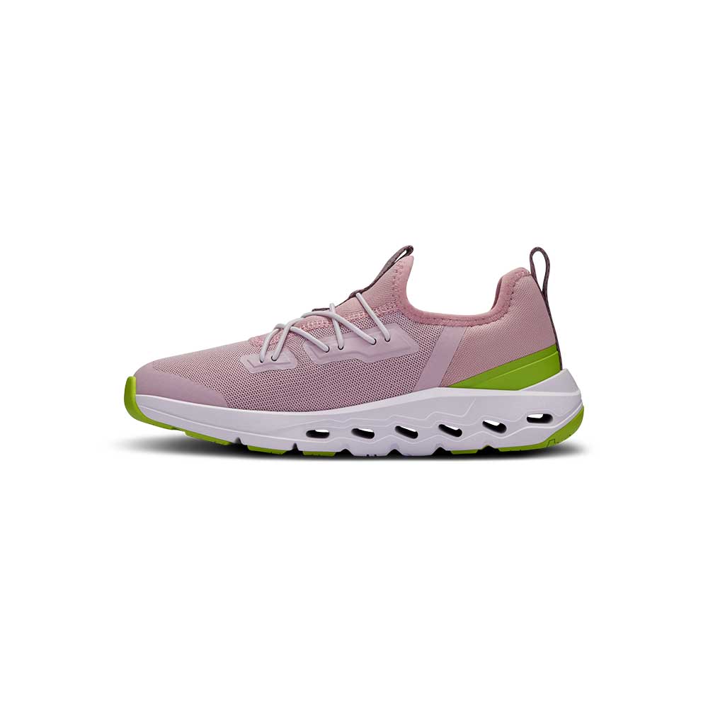 Youth Cloudleap Running Shoe - Mauve/Kiwi - Regular (M)
