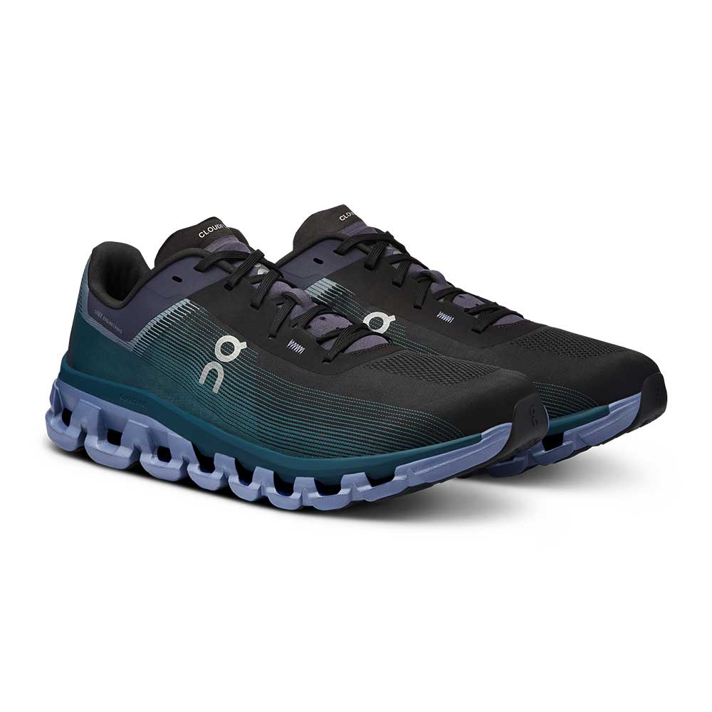 Men's Cloudflow 4 Running Shoe - Black/Storm - Regular (D)