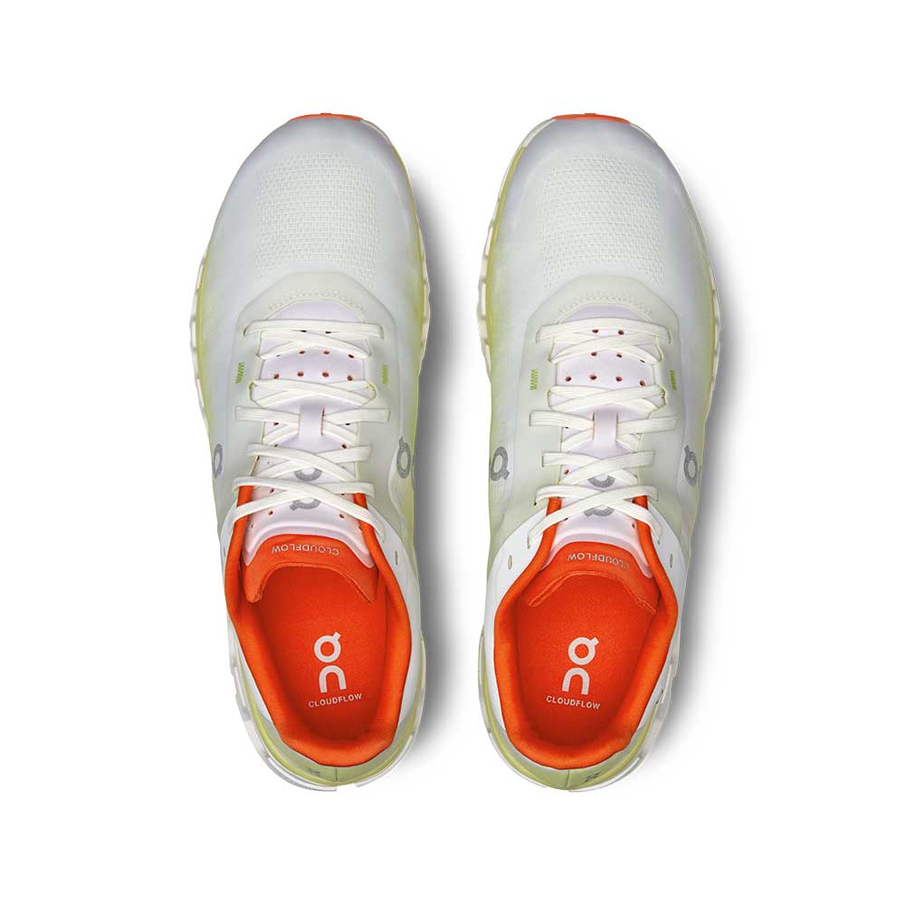 Men's Cloudflow 4 Running Shoe - White/Hay - Regular (D)
