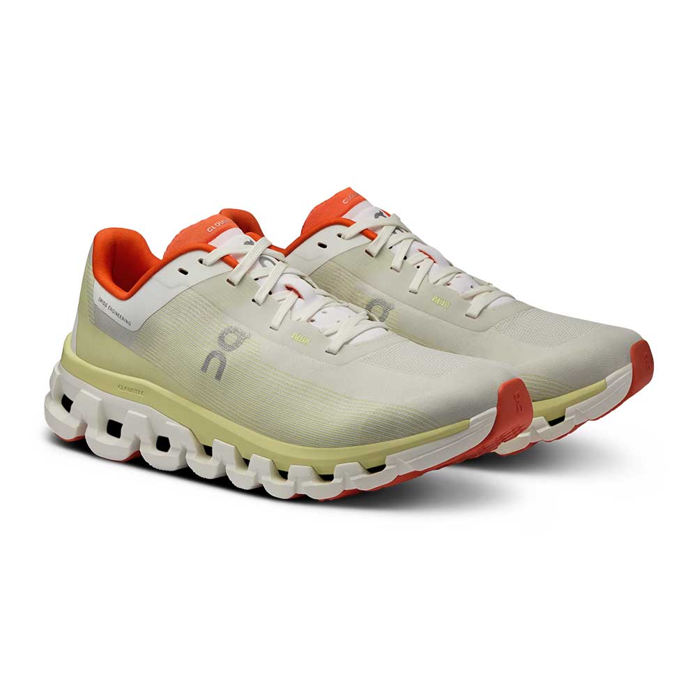 Women's Cloudflow 4 Running Shoe - White/Hay - Regular (B)