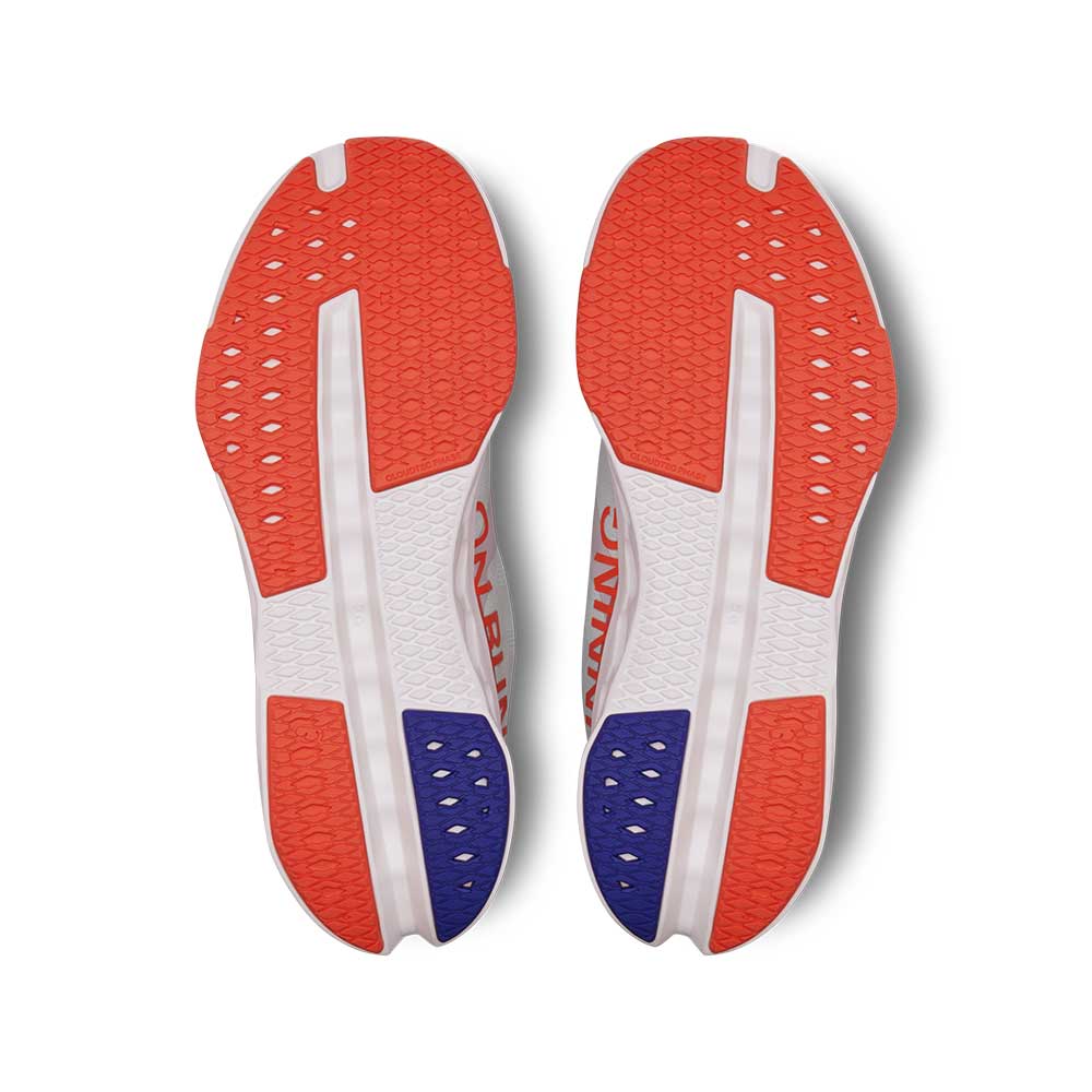 Women's Cloudsurfer Next Running Shoe - White/Flame - Wide (D)