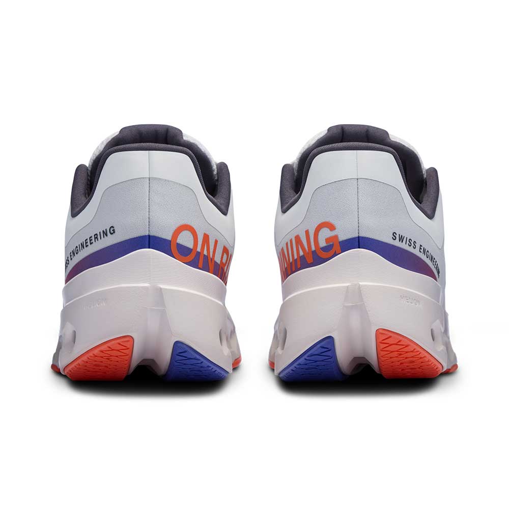 Women's Cloudsurfer Next Running Shoe - White/Flame - Wide (D)