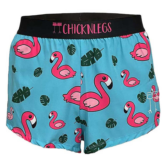 Men's Blue Flamingo 2" Split Short - Blue Flamingo