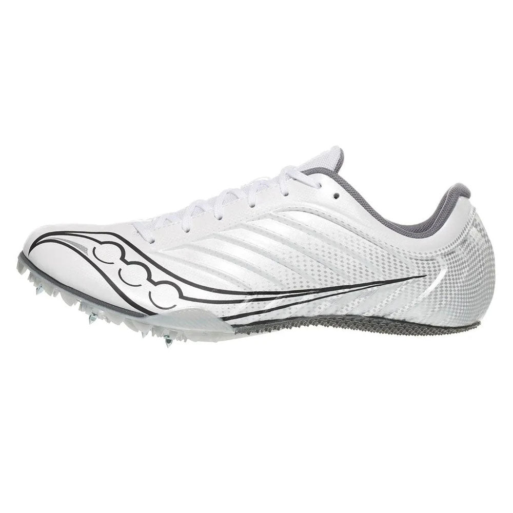 Men's Spitfire 5 Track Spike - White/ Carbon - Regular (D)