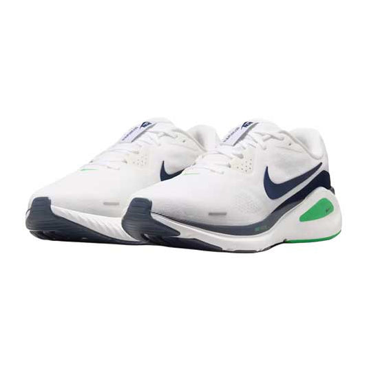 Men's Nike Structure 26 - White/Midnight Navy/Green Spark - Regular (D)