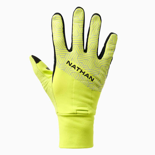 HyperNight Reflective Glove 2.0 - Hi Vis Yellow/Hex Print