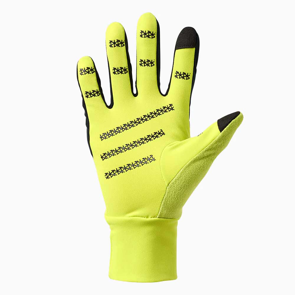 HyperNight Reflective Glove 2.0 - Hi Vis Yellow/Hex Print