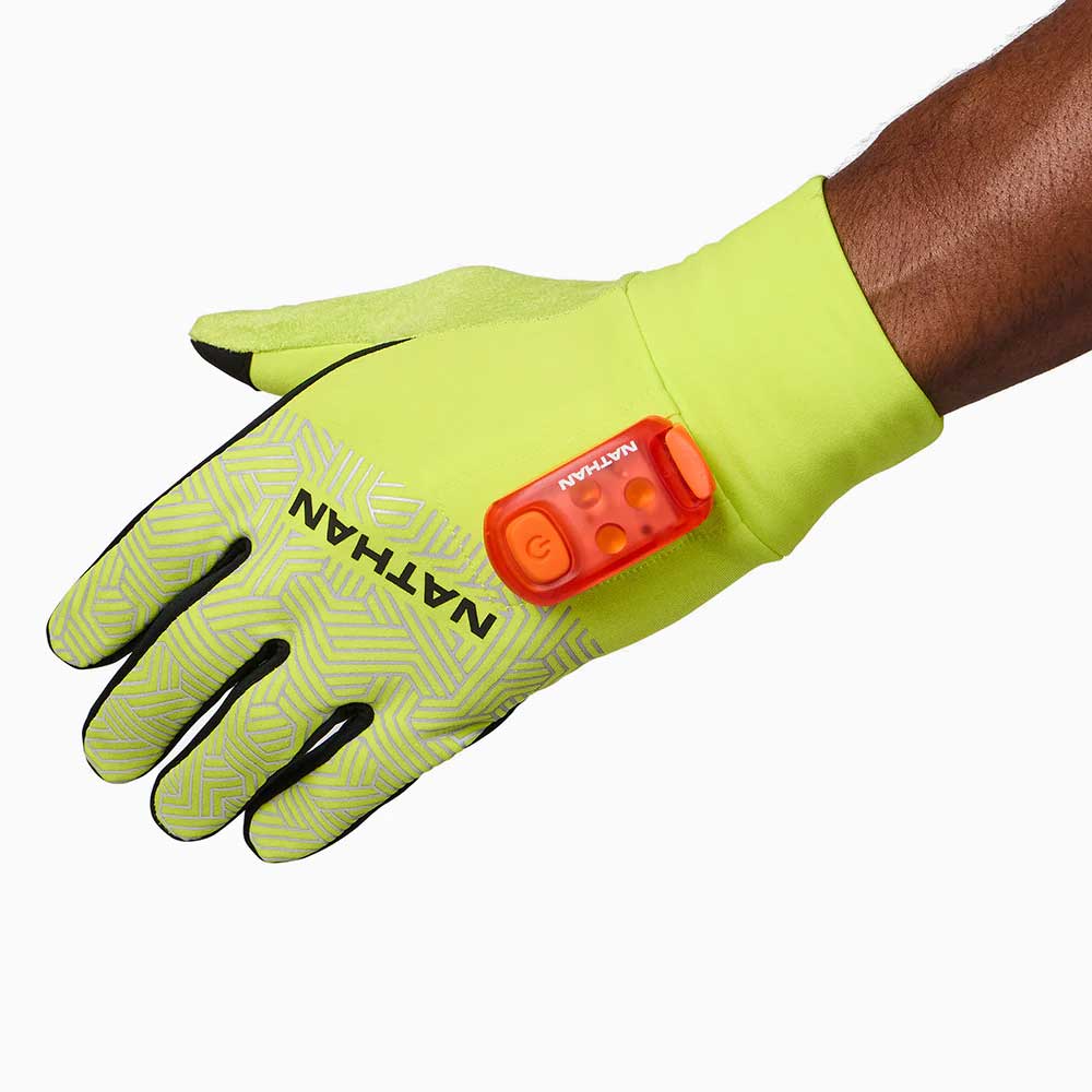 HyperNight Reflective Glove 2.0 - Hi Vis Yellow/Hex Print