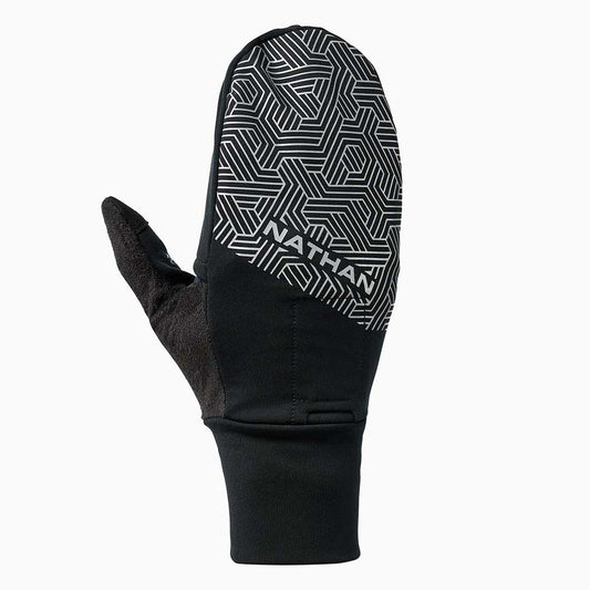 HyperNight Reflective Convertible Mitt 2.0 - Black/Hex Print