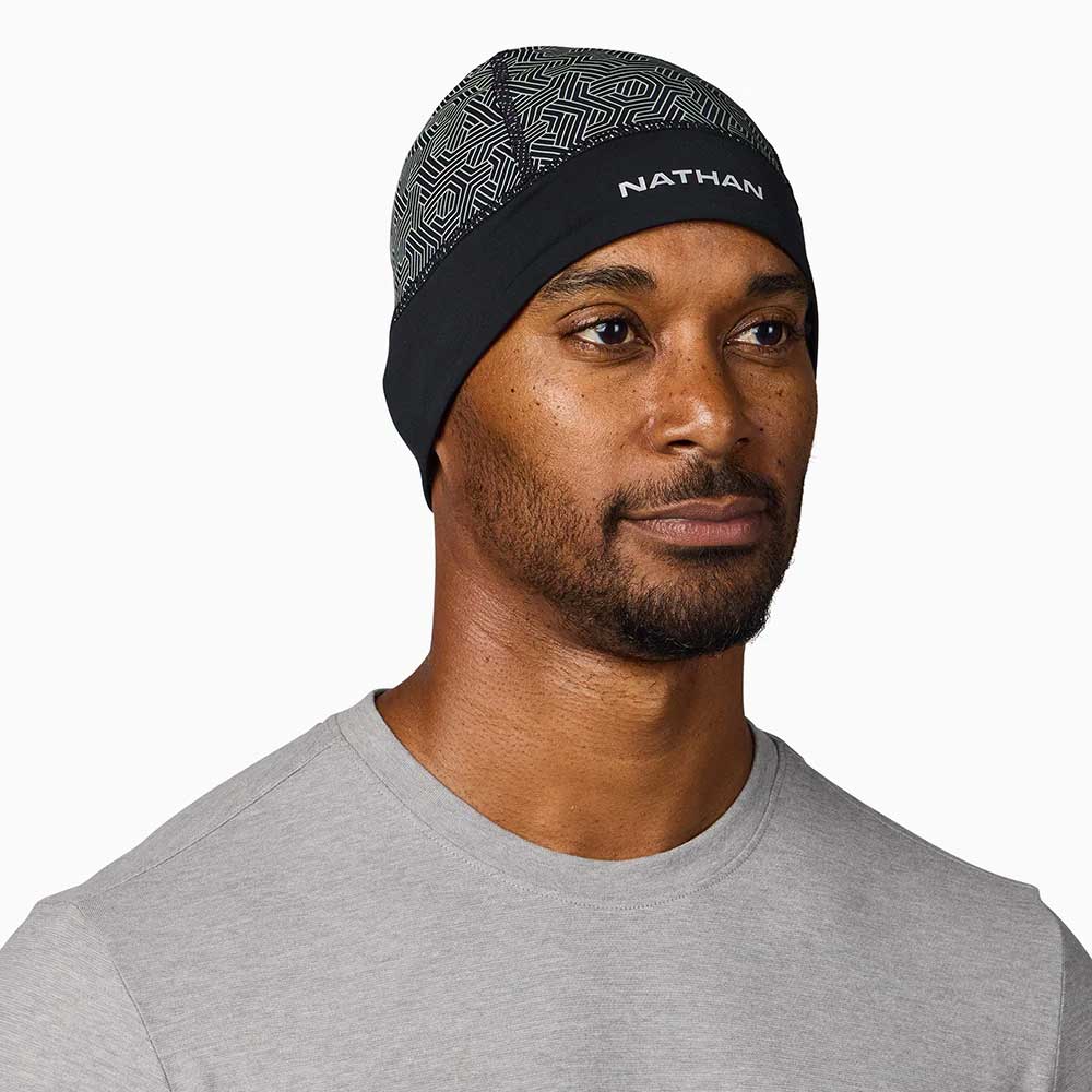 HyperNight Reflective Beanie 2.0 - Black/Hex Print