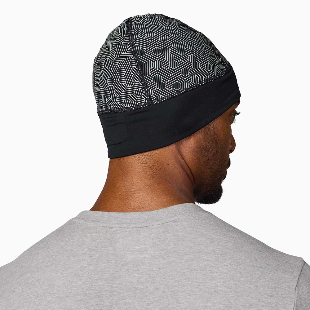 HyperNight Reflective Beanie 2.0 - Black/Hex Print