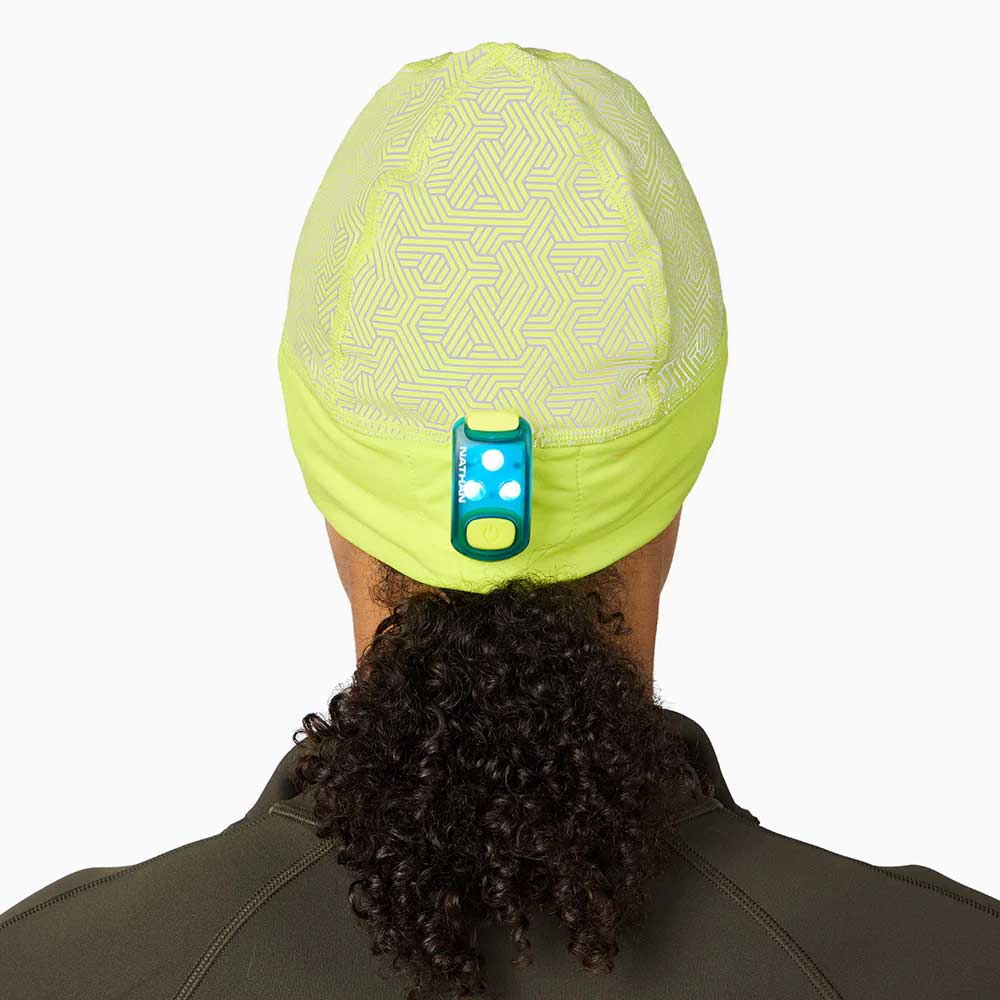 HyperNight Reflective Beanie 2.0 - Hi Vis Yellow/Hex Print