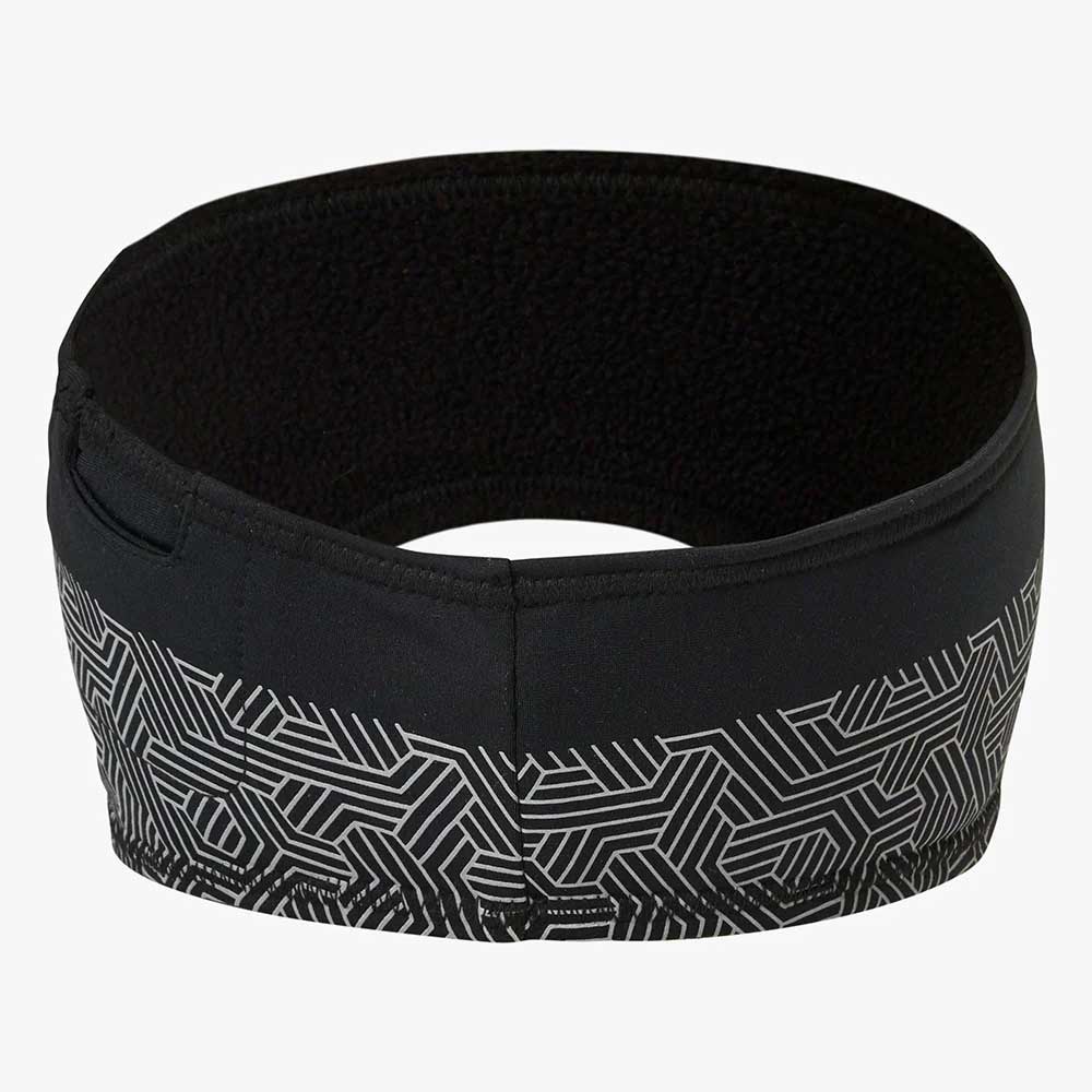 HyperNight Reflective Headband 2.0 - Black/Hex Print