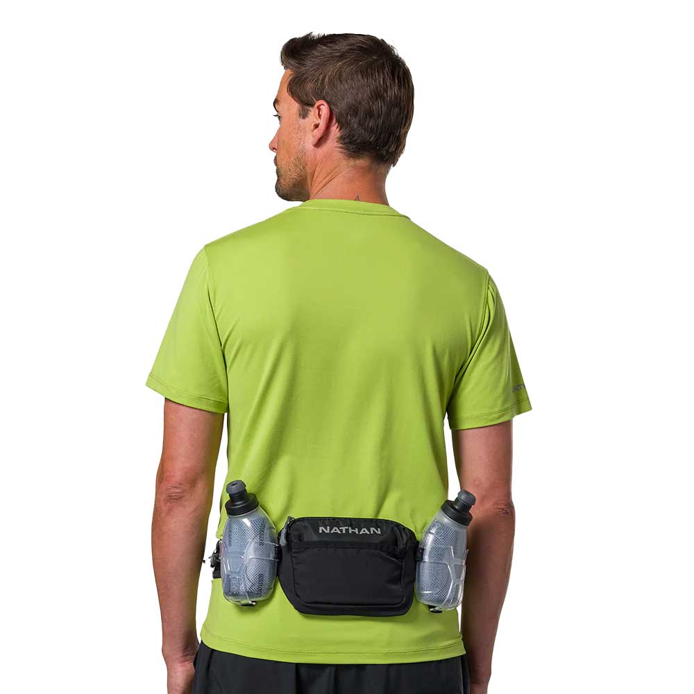 Trail Mix Plus Insulated 3.0 20oz Hydration Belt - Black/Reflective Silver