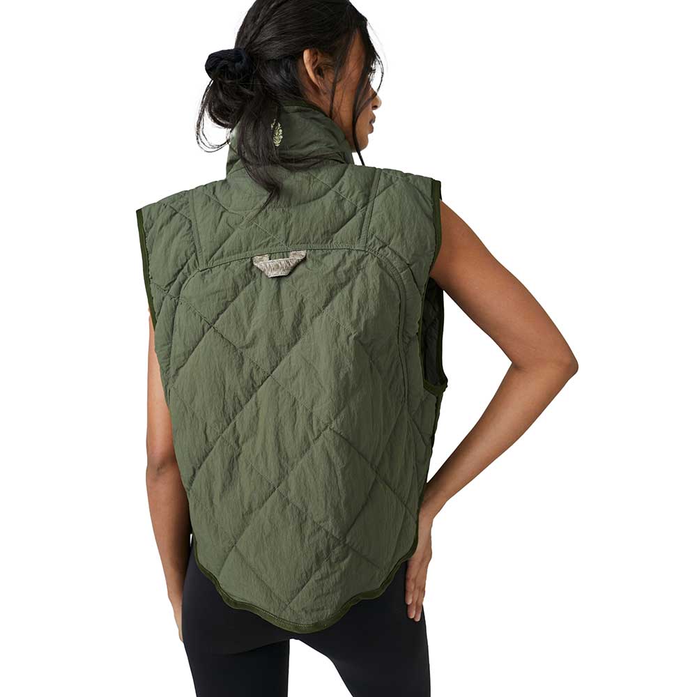 Women's Quinn Quilted Puffer Vest - Everglades