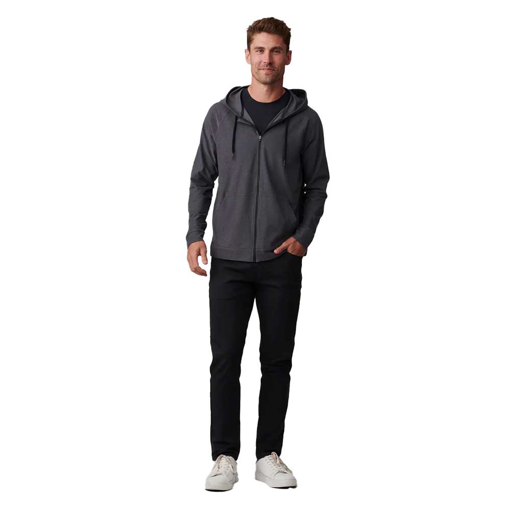 Men's OOO Full Zip Hoodie - Asphalt Heather