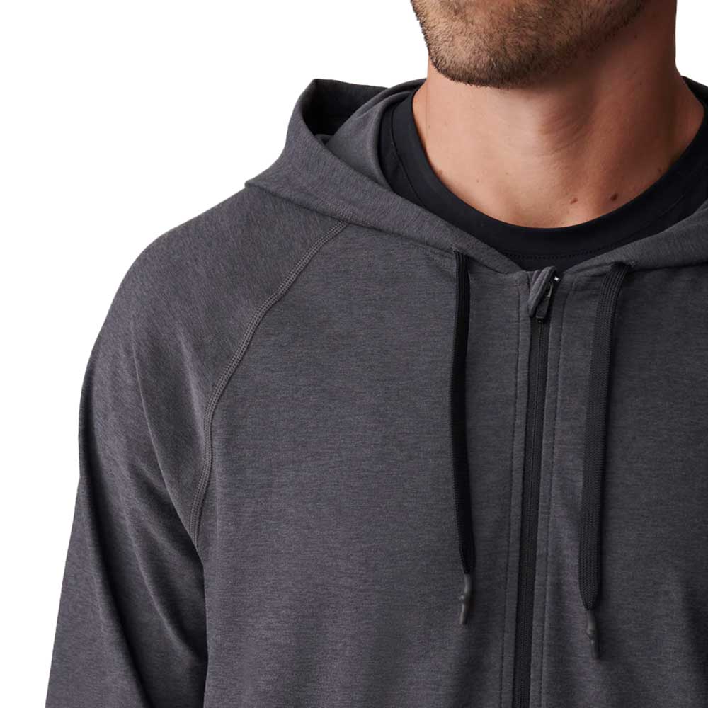 Men's OOO Full Zip Hoodie - Asphalt Heather