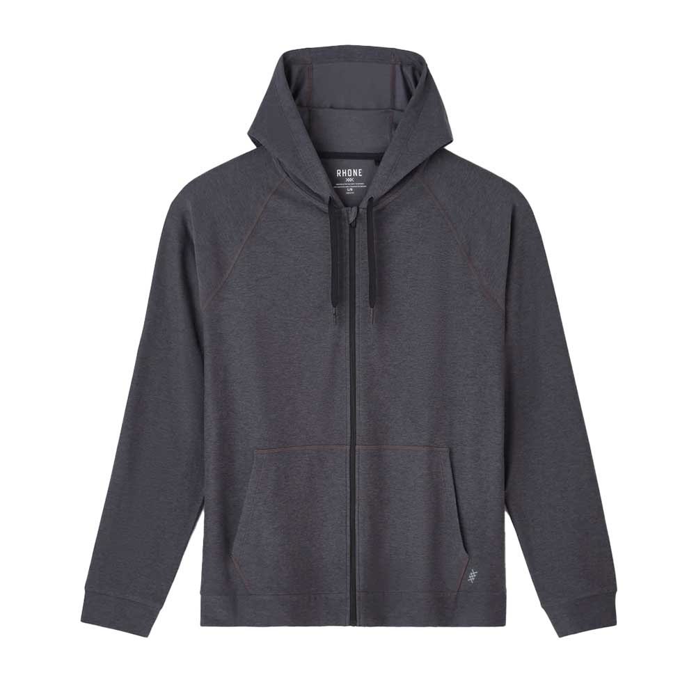 Men's OOO Full Zip Hoodie - Asphalt Heather