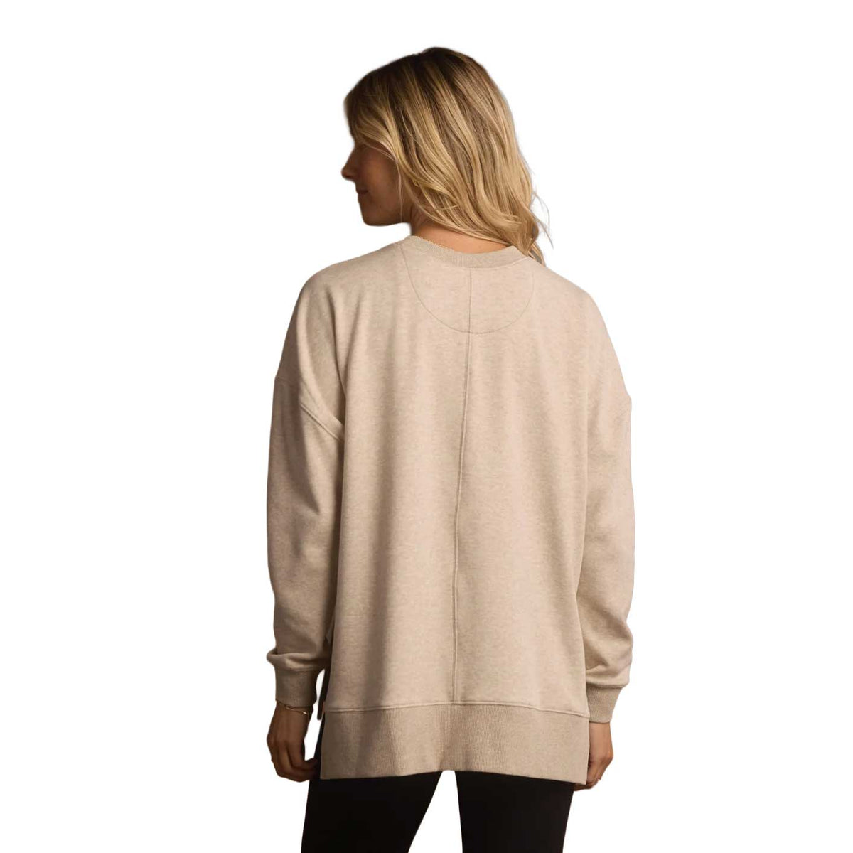 Women's Fleece Puremeso Splitside Pullover - Fawn