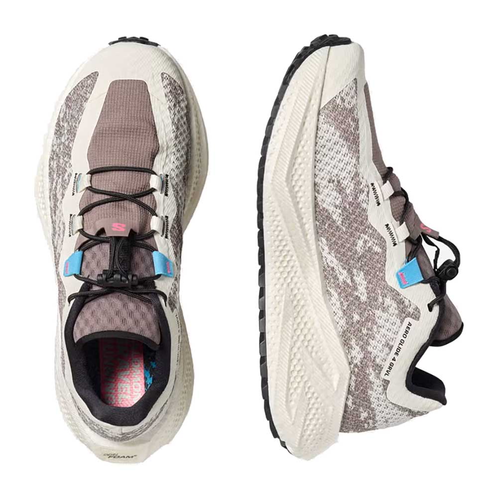 Women's Aero Glide 4 GRVL Running Shoe - Vanilla Ice/Black/Iron - Regular (B)
