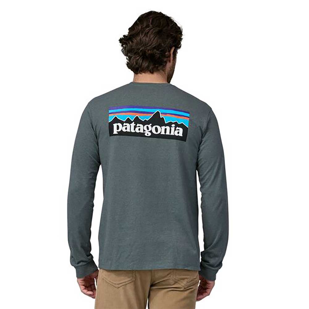 Men's Long-Sleeved P-6 Logo Responsibili-Tee - Nouveau Green